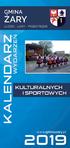 Wykaz najważniejszych wydarzeń kulturalnych i sportowych organizowanych na terenie Gminy Żary w 2019 r.